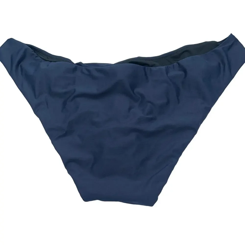 New NWT J. Crew Navy Blue Bikini Swim Bathing Suit Bottom Women's Size 2X